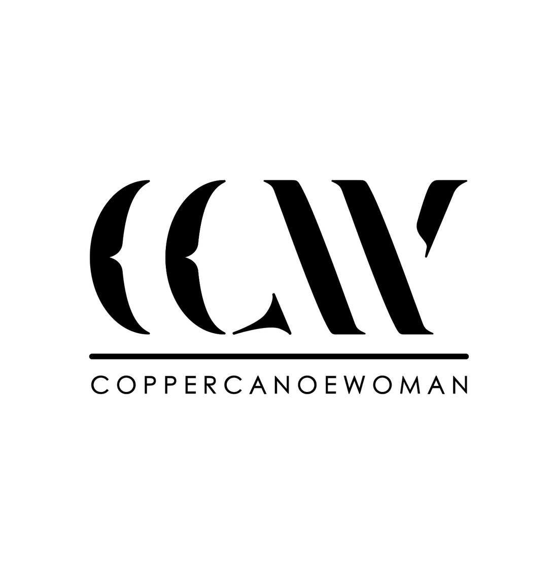 Copper Canoe Woman Logo