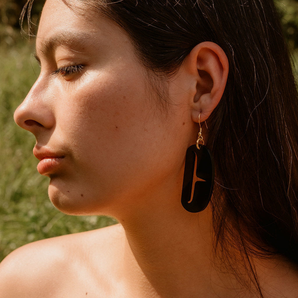 Small Ovoid Earring